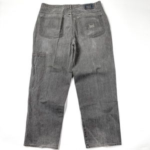 VTG Marithe Francois Girbaud Jeans Men's 42 M = 40x32 Gray Loose Baggie